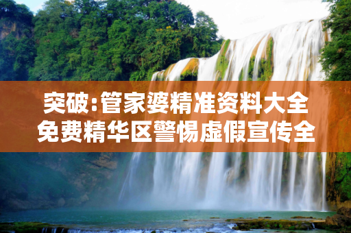 突破:管家婆精准资料大全免费精华区警惕虚假宣传全面释义