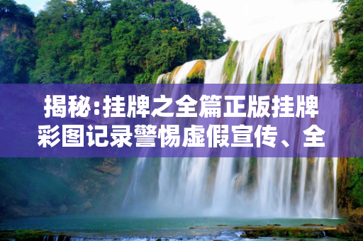 揭秘:挂牌之全篇正版挂牌彩图记录警惕虚假宣传、全面解答与解释